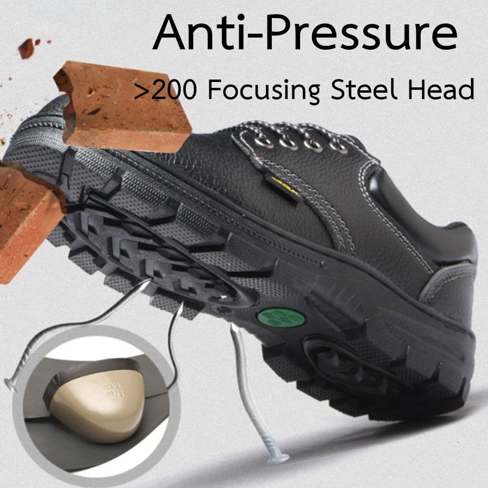 Size:36-46รองเท้าเซฟตี้ รองเท้าหัวเหล็ก รองเท้า โรงงาน SAFETY SHOES ไซร์ 35 - 45 คุณภาพดี รูปที่ 6