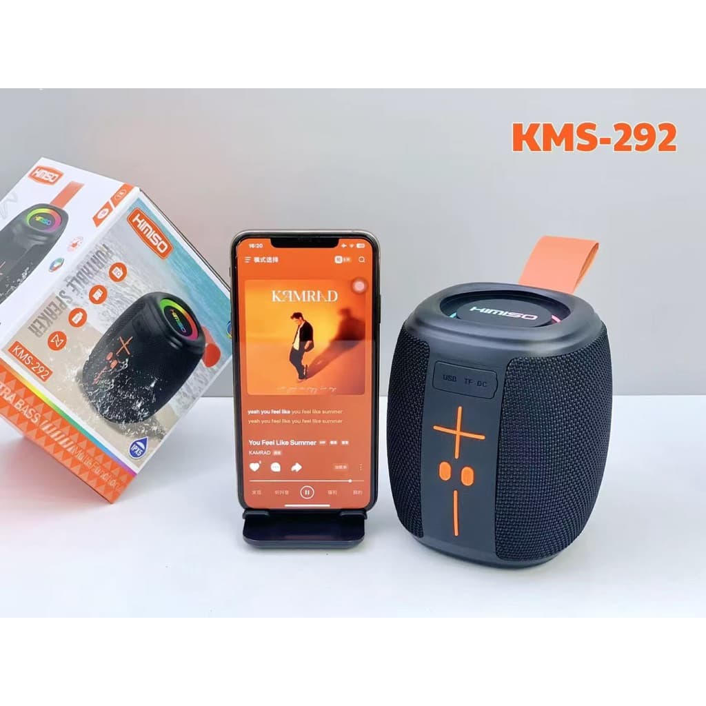 ส่งด่วนจากไทยลำโพงบลูทูธไร้สาย ขนาดมินิ รุ่น KMS-292 พร้อมสายหิ้ว พกพกง่าย USB/TF/BT/TWS รูปที่ 2