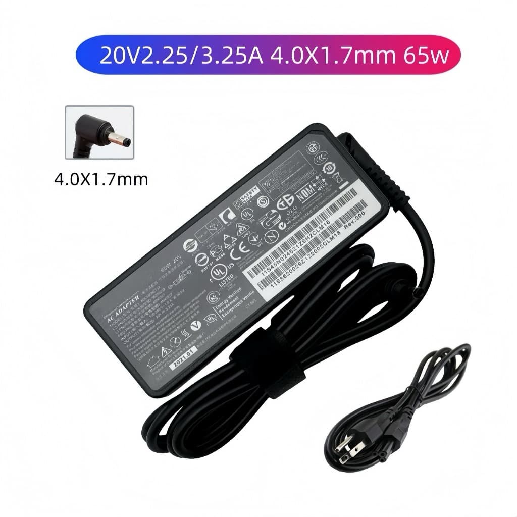 OEM อะแดปเตอร์ Lenovo 20V3.25A 65W รูปที่ 1