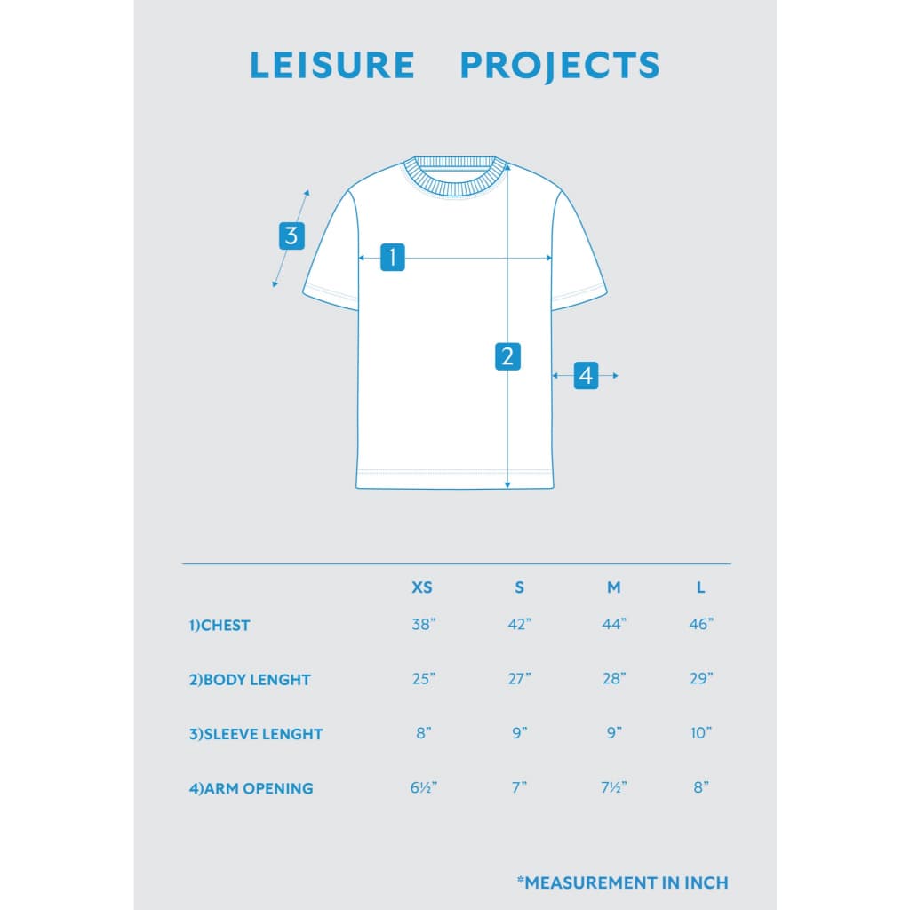 LEISURE LOGO SHORT SLEEVES T-SHIRT เสื้อเเขนสั้น ผ้าทอลายสลาฟ พิมพ์โลโก้ Leisure สี tone on tone รูปที่ 6