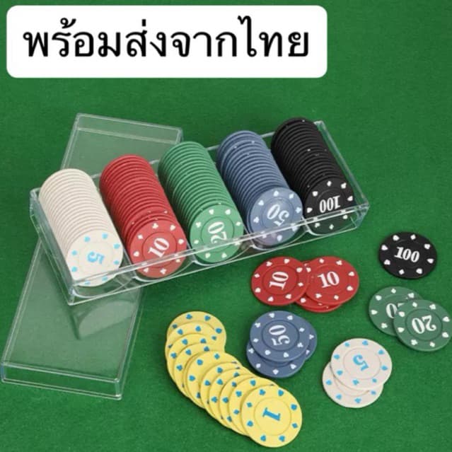 พร้อมส่ง ส่งไว เหรียญชิป เหรียญบอร์ดเกม เหรียญเล่นเกม บอร์ดเกมส์