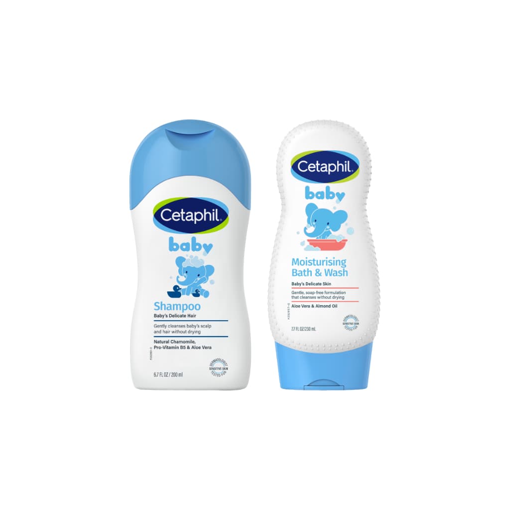 Cetaphil Baby Moisturizing Bath&Wash 230 ml + Cetaphil Baby Shampoo 200 ml รูปที่ 3