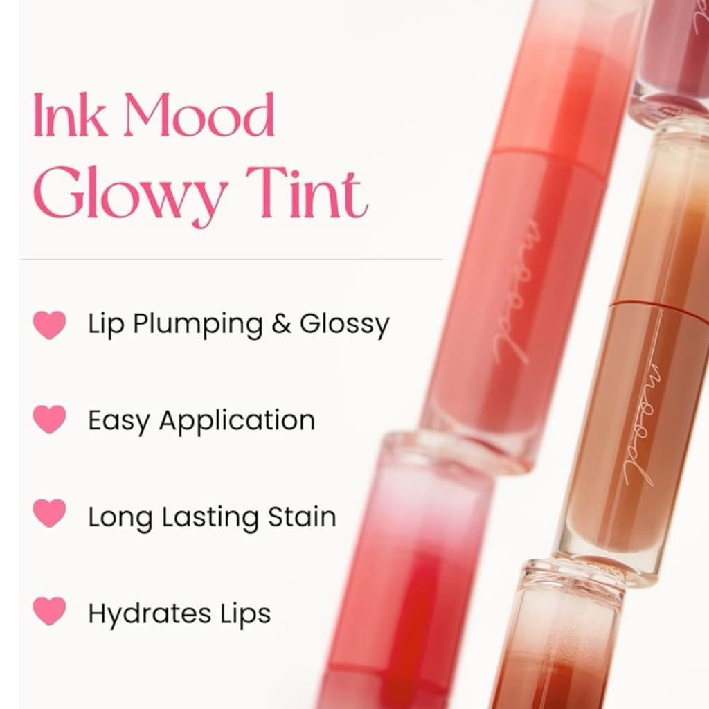 โปรดเช็ครายละเอียดก่อนสั่งซื้อ Peripera Ink Mood Glowy Tint ลิปทิ้นท์ No.24–26 เพอริเพอร่า รูปที่ 3