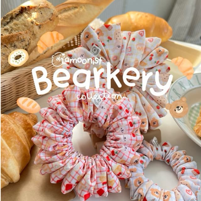 Lamoonist scrunchies • Bearkery collection รูปที่ 8