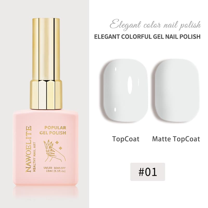 Nawoelite สีทาเล็บเจล เจลทาเล็บ ทำเล็บ เจลเล็บครบเซ็ท 48สีโทนบิวตี้ ใช้กับหลอดอบUV&LED สีทนทานไม่แตก 15ml รูปที่ 3