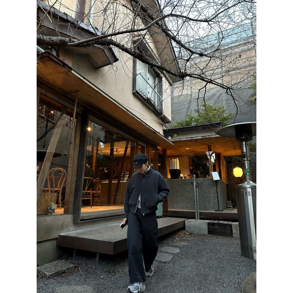 FADTHINGS : Aji bomber jacket สีกรมท่า ผ้าเดียวกับ paté ค่า รูปที่ 8