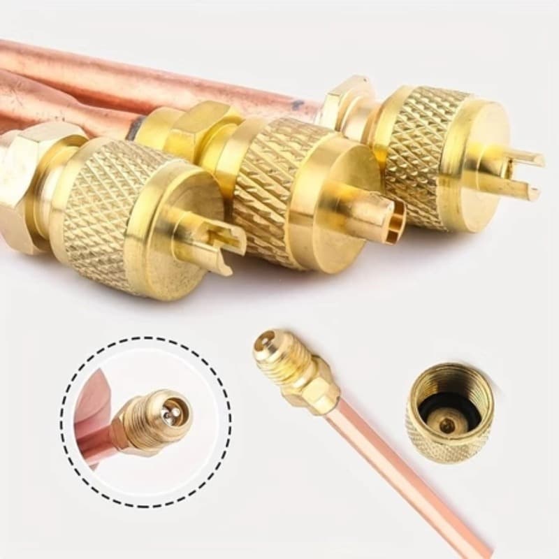 วาล์วลูกศร แพ็ค10ชิ้น วาล์วศร ศรน้ำยาแอร์ ศรตู้เย็น เติมน้ำยา Access valve 1/4นิ้ว ตู้แช่ ตู้เย็น แอร์ ยาว 10ซม. รูปที่ 8