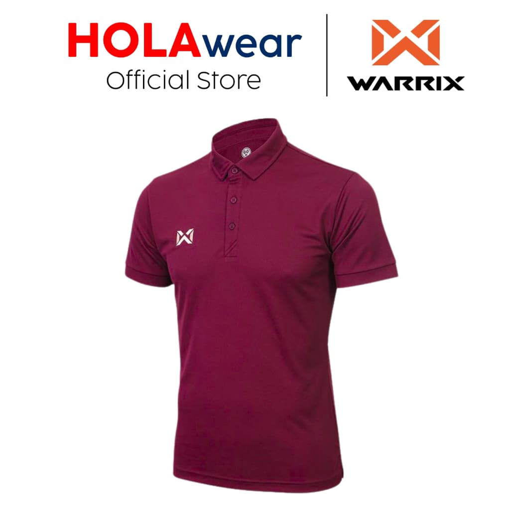 เสื้อโปโล Warrix 252PLACL30 รุ่น LINEX POLO SHIRT ผ่าชายข้าง โลโก้ปัก รุ่นใหม่2025 รูปที่ 4