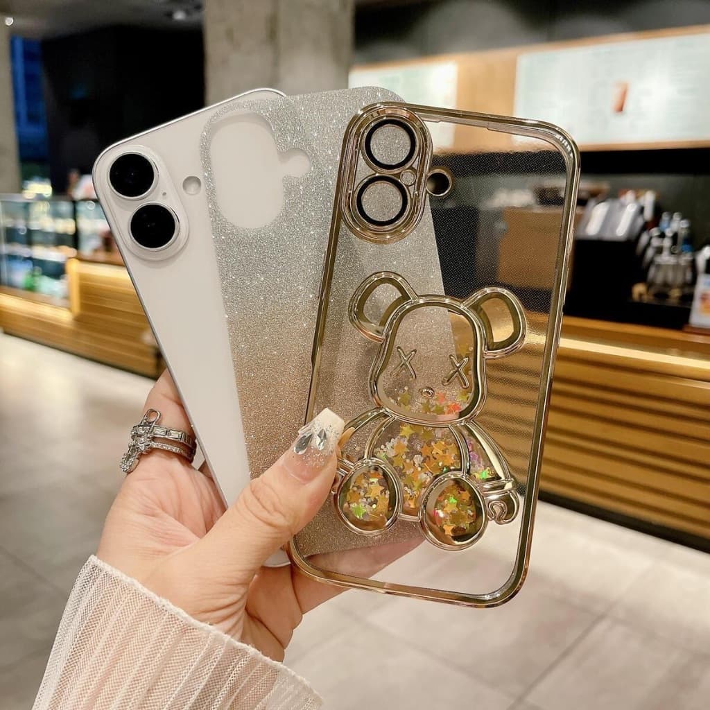 ส่งเร็ว เคส น่ารัก สำหรับ Redmi 14C A3 Note15 15Pro 15ProPlus POCO C75 M8 M8Pro เคส หมีตู้น้ำ สวยหรูฟริ้งฟริ้ง กันกระแทก รูปที่ 9