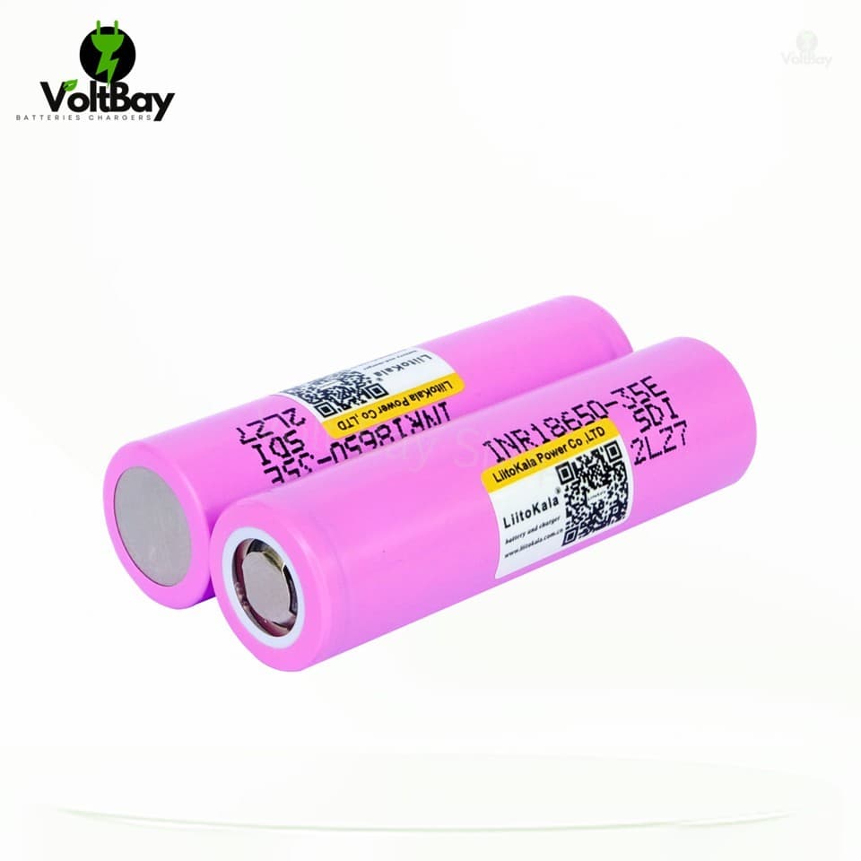 35E ถ่านชาร์จ 18650 3.7V 3400mAh 10A ความจุเต็ม จัดโปรลดราคา ถูกสุดๆ รูปที่ 4