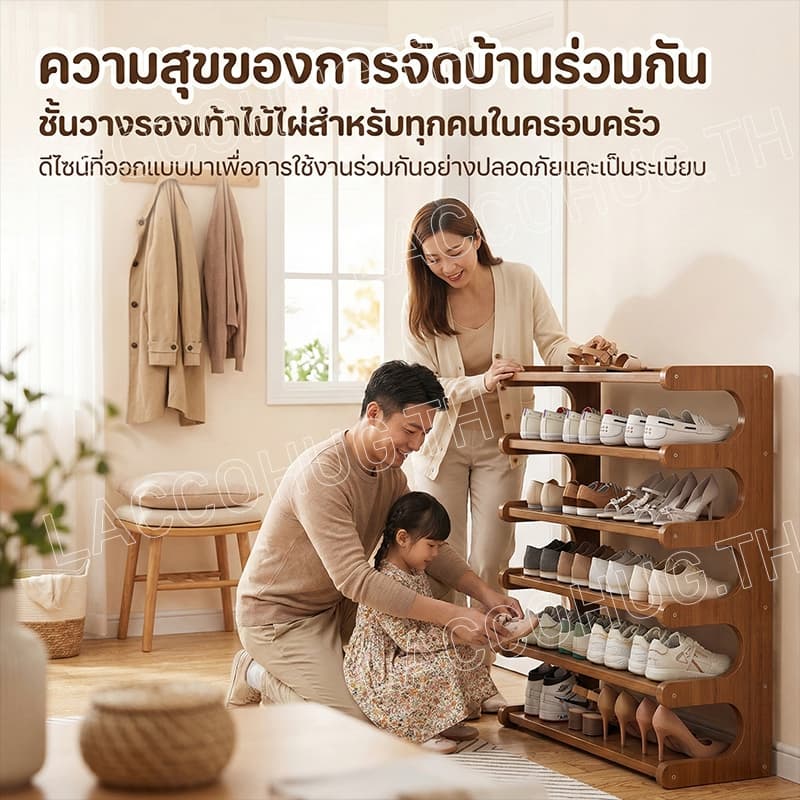 ชั้นวางรองเท้า ชั้นวางรองเท้ากันน้ํา สั่งตอนนี้เดินทางทันที! ประหยัดพื้นที่ รับน้ำหนักได้เยอะ กันน้ำกันแดด รูปที่ 2