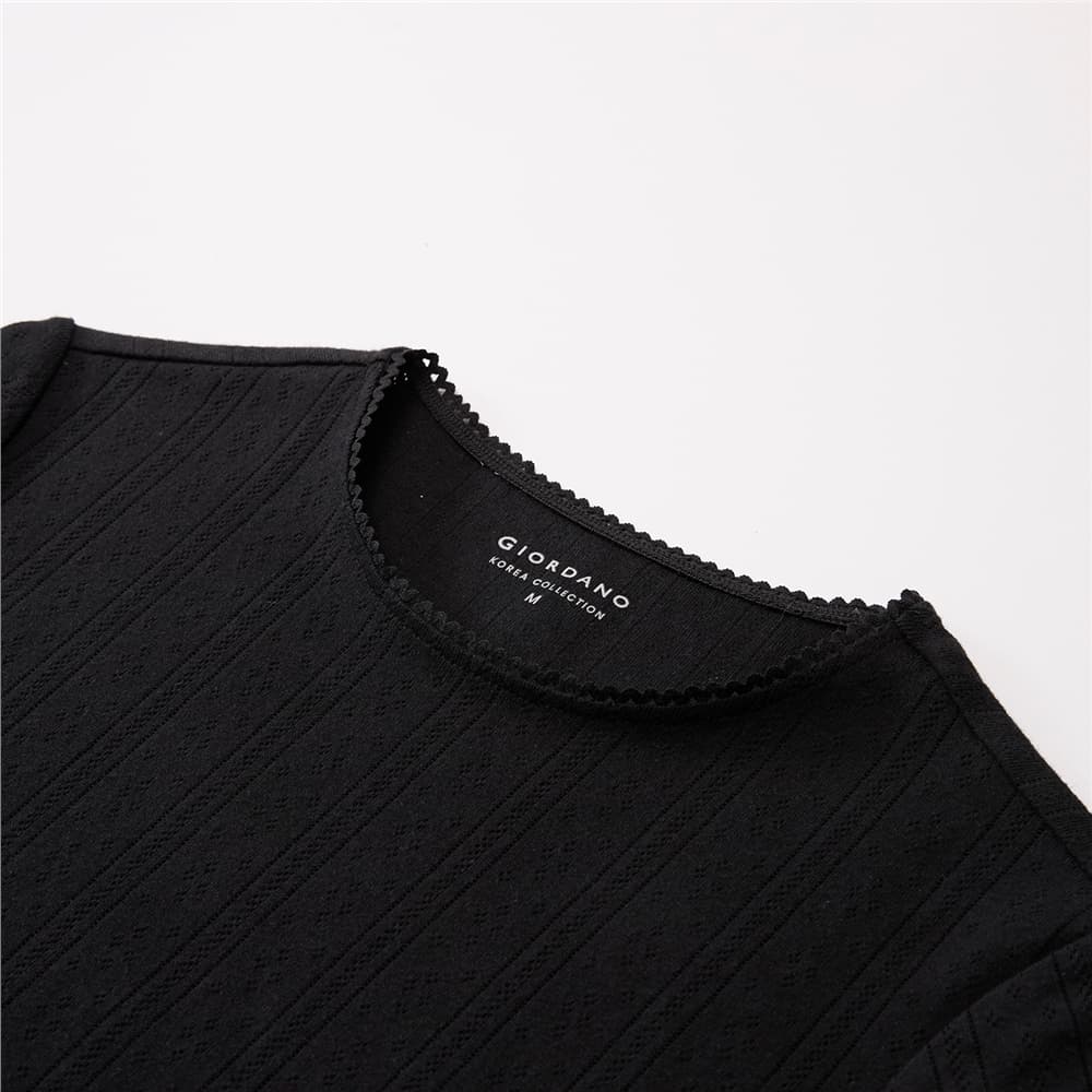 GIORDANO เสื้อยืดผู้หญิง Women's Cotton Regular Tee 05326559 รูปที่ 9