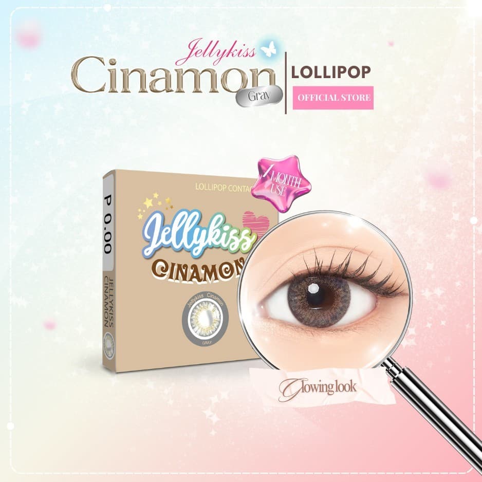 Lollipop Contact Lens รุ่น Cinamon Gray คอนแทคเลนส์ Jellykiss รูปที่ 3