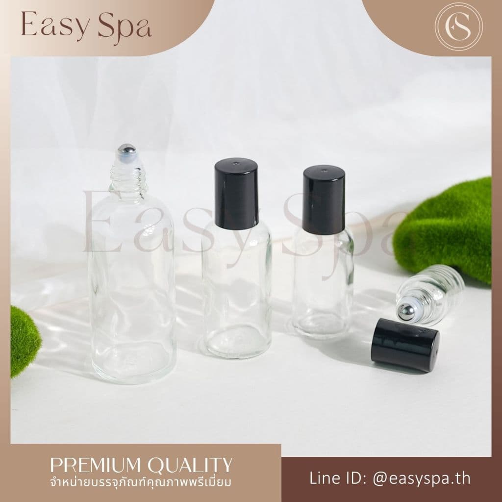 ขวดลูกกลิ้ง รีฟิลได้ หัวลูกกลิ้งสแตนเลส ขวดแก้วอโรม่า ขวดหยด 5ml 10ml 15ml 20ml 30ml 50ml 100ml ลูกกลิ้ง โรลออน รูปที่ 7