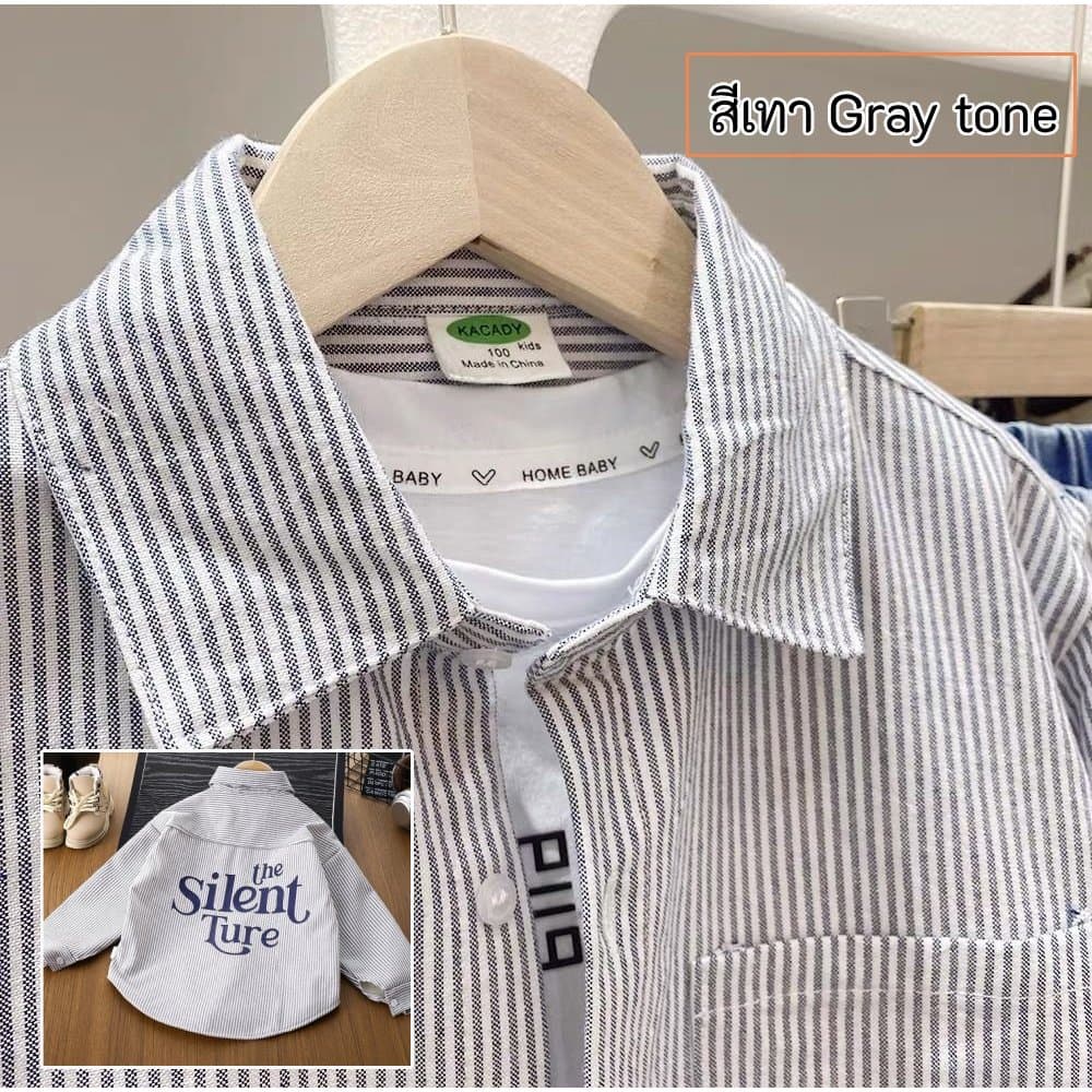 เสื้อเชิ้ตเด็กแขนยาว รุ่นฺ TWN . รูปที่ 7