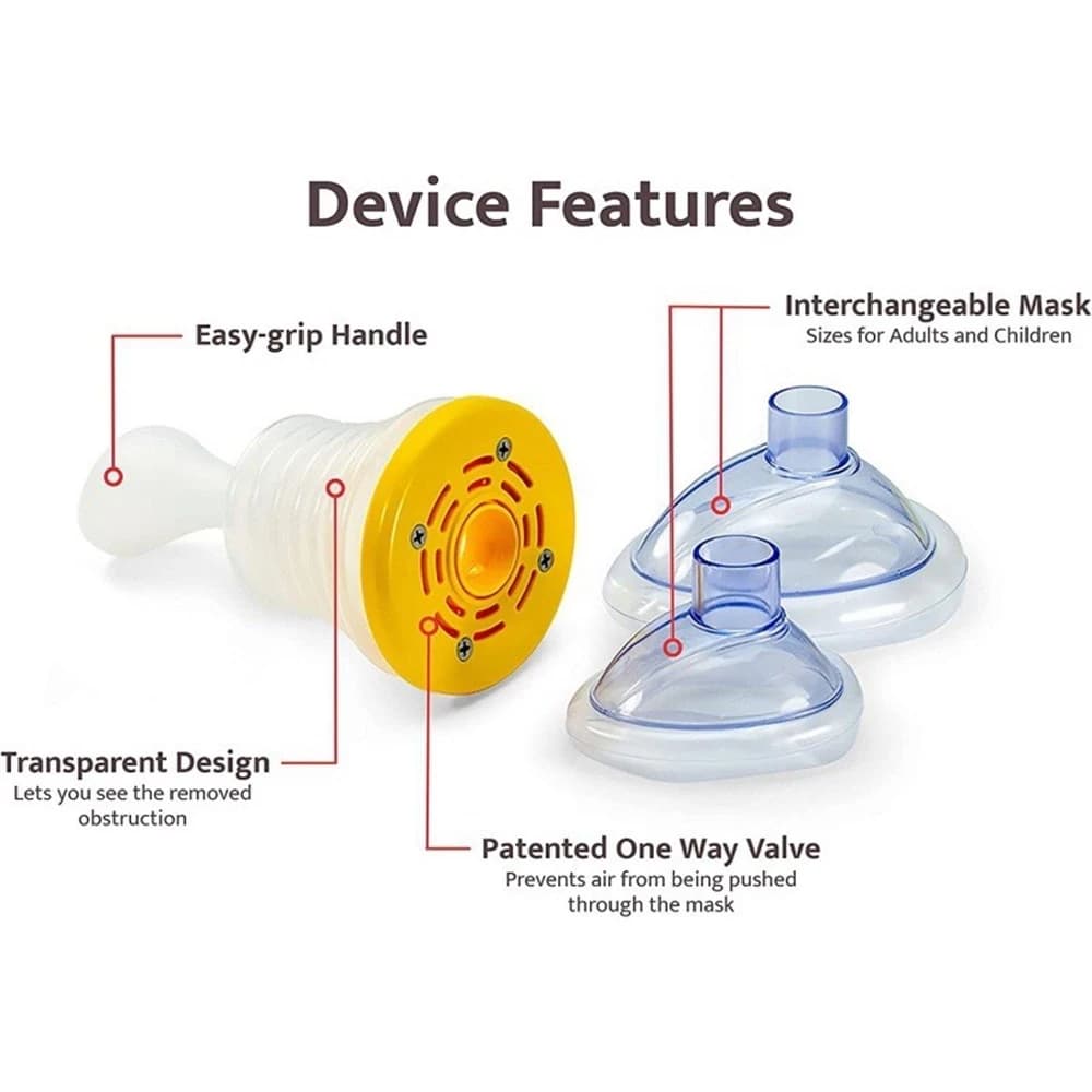 LifeVac ของแท้จาก USA อุปกรณ์ช่วยเหลือเมื่อ อาหารติดคอ สำลักอาหาร รูปที่ 2