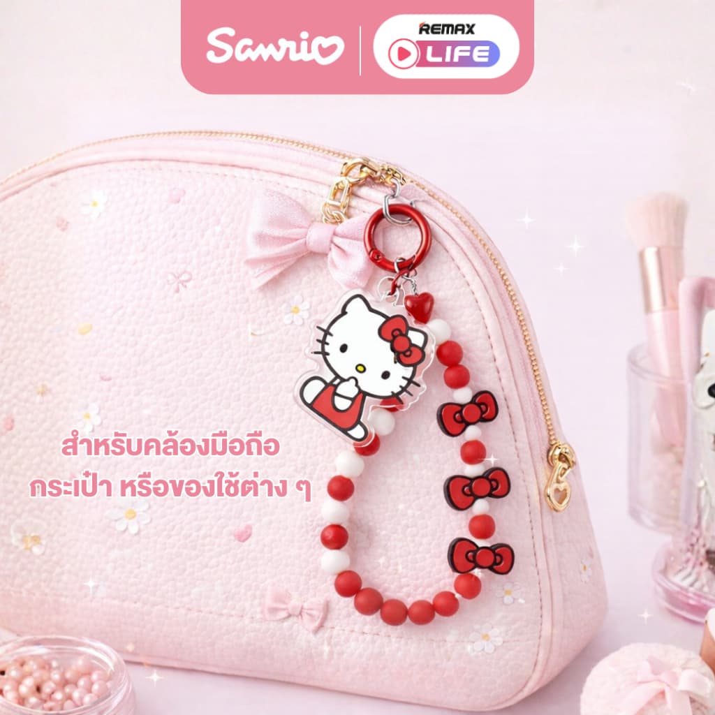 Sanrio Phone Chain รุ่น Gummy Series สายคล้องลูกปัด ซานริโอ้ ห้อยโทรศัพท์ สีพาสเทล ลิขสิทธิ์แท้ รูปที่ 4