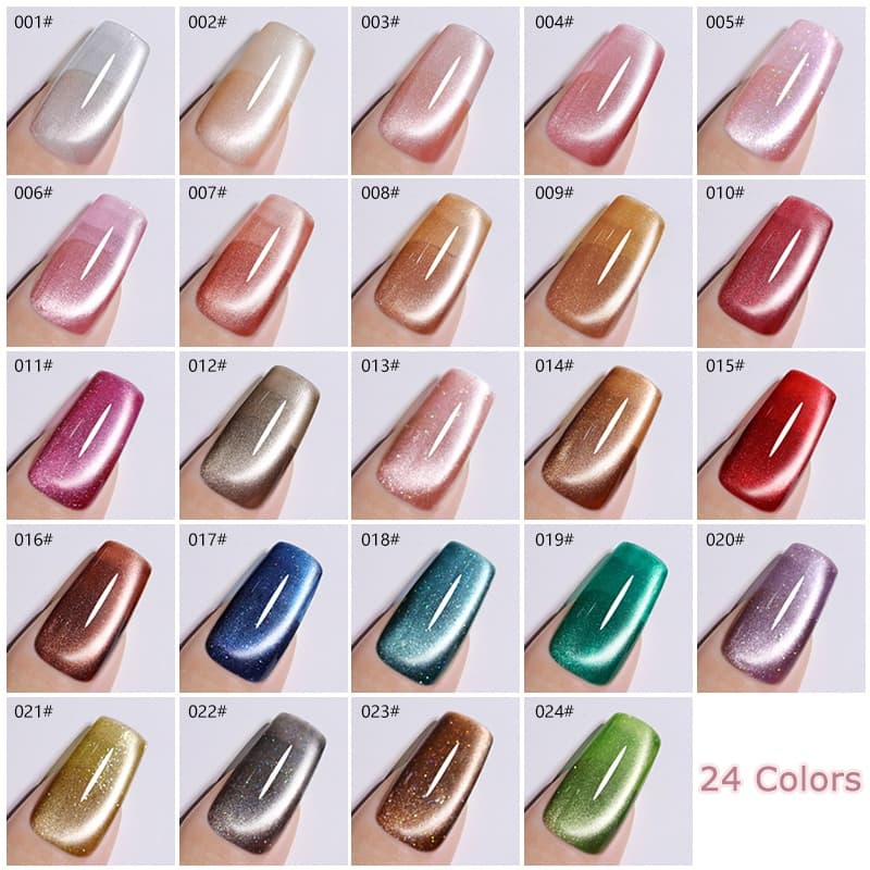 Nawoelite สีทาเล็บเจล สีลูกแก้ว เจลทาเล็บสีลูกแก้ว 24 สีนูนเด่น ออกแบบลวดลายง่าย เจลทาเล็บใช้ที่บ้าน ไม่ซีดจาง รูปที่ 3
