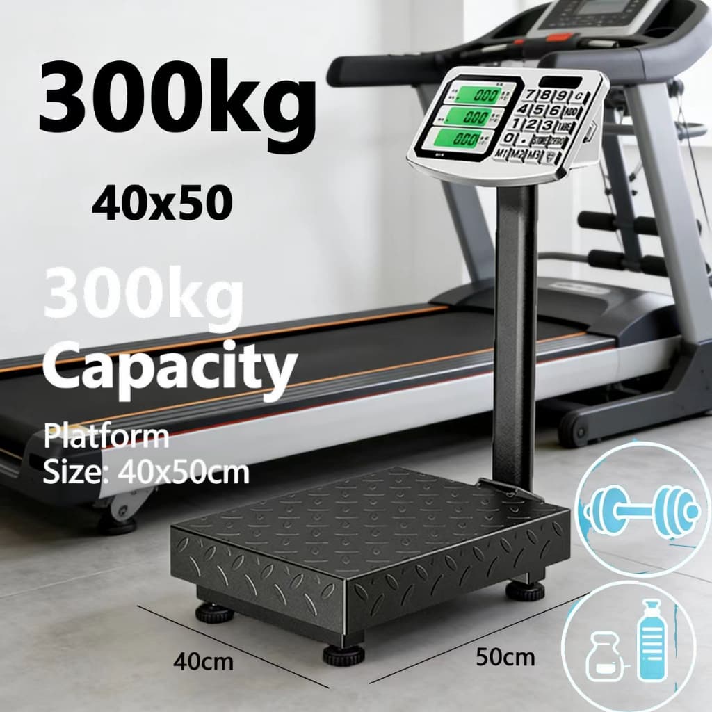 ตาชั่งดิจิตอล150kg-300kg จอแสดงผล LCD เครื่องชั่งอิเล็กทรอนิกส์เชิงพาณิชย์ ตาชั่งหมู300โล ตาชั่ง ตราชั่งดิจิตอล กิโลดิจิ รูปที่ 9