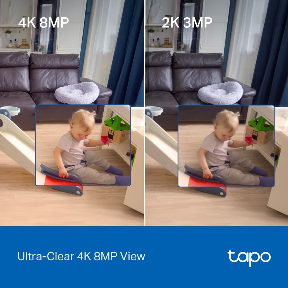 TP-Link Tapo C250 | กล้องวงจรปิด 4K 8MP Pan/Tilt AI | WiFi Camera หมุนได้ 360° รองรับ RTSP ONVIF รูปที่ 5