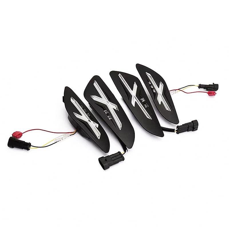 ชุดไฟเลี้ยว LED สำหรับ Vespa 125 150 ไฟแต่ง หน้า-หลัง รูปที่ 4