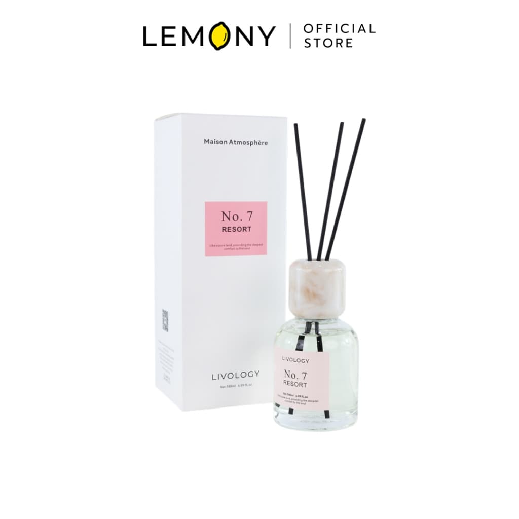 LEMONY ก้านไม้หอมปรับอากาศ LIVOLOGY Maison Atmosphere ขนาด 180 มล. รูปที่ 4