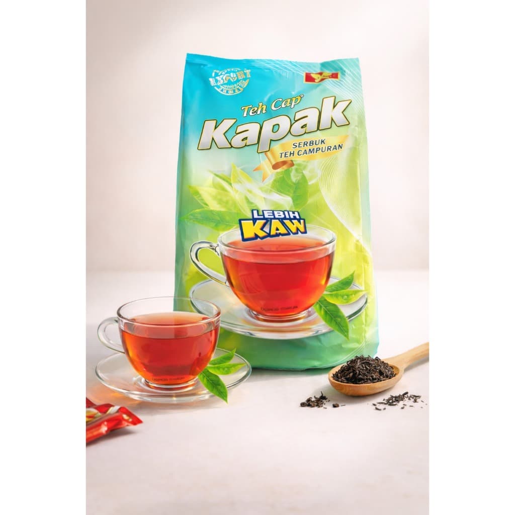 ผงชาตราขวานแท้ Teh cap KAPAK ถุงละ1กิโล รูปที่ 1