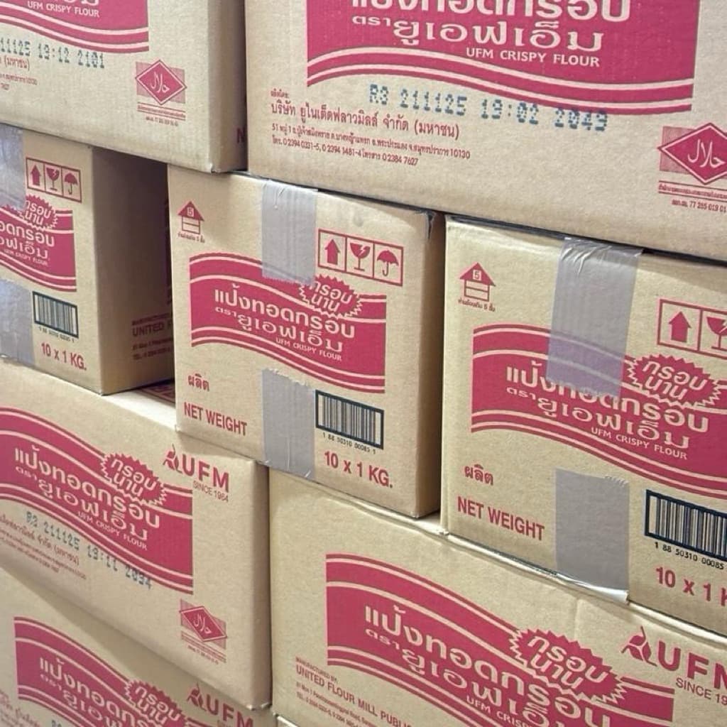 แป้งทอดกรอบตราUFMขนาด1000g*10ถุง/ลัง รูปที่ 5