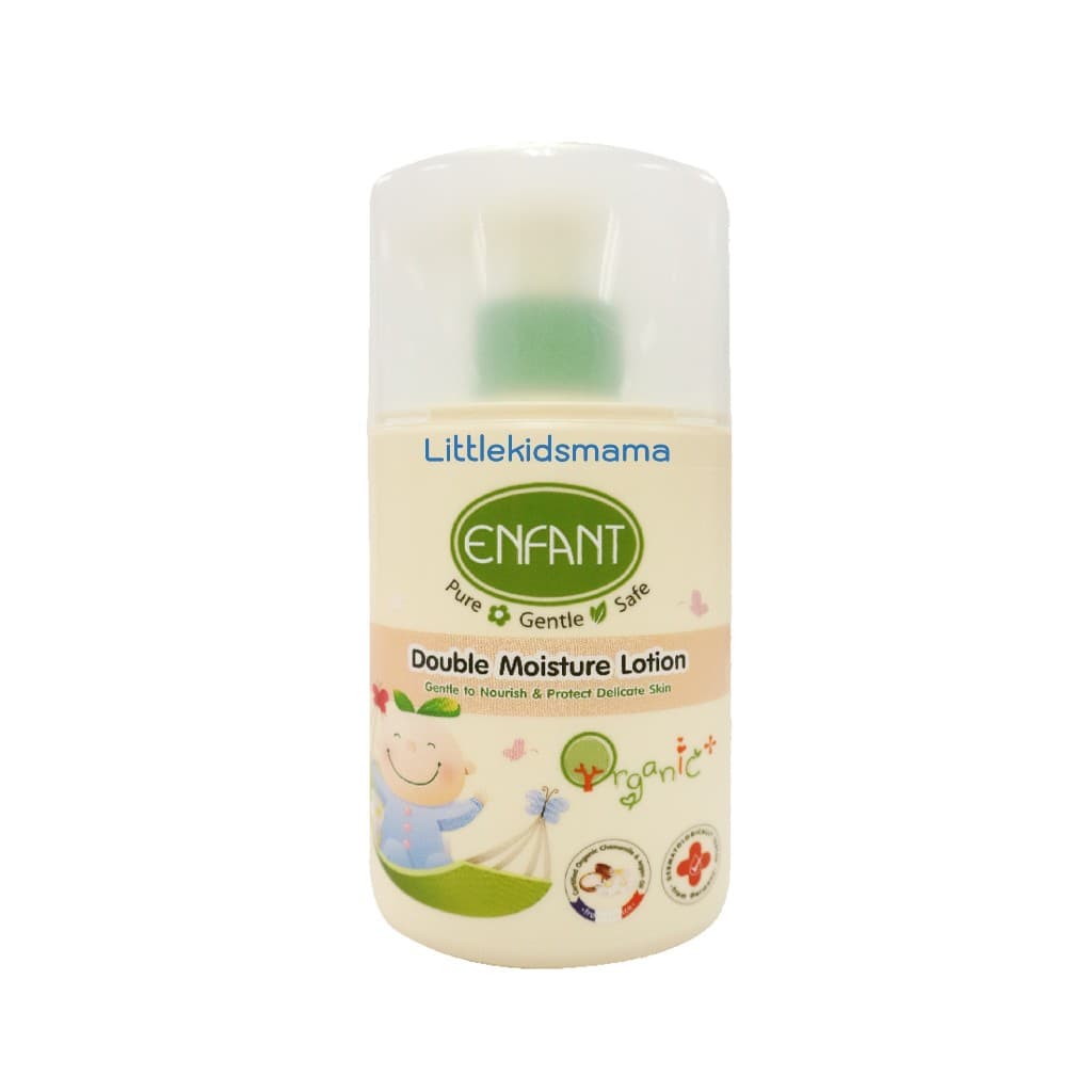 ENFANT ออแกนิค ดับเบิ้ล มอยส์เจอร์ โลชั่น ใช้ได้ตั้งแต่เด็กแรกเกิด 250ml. รูปที่ 4