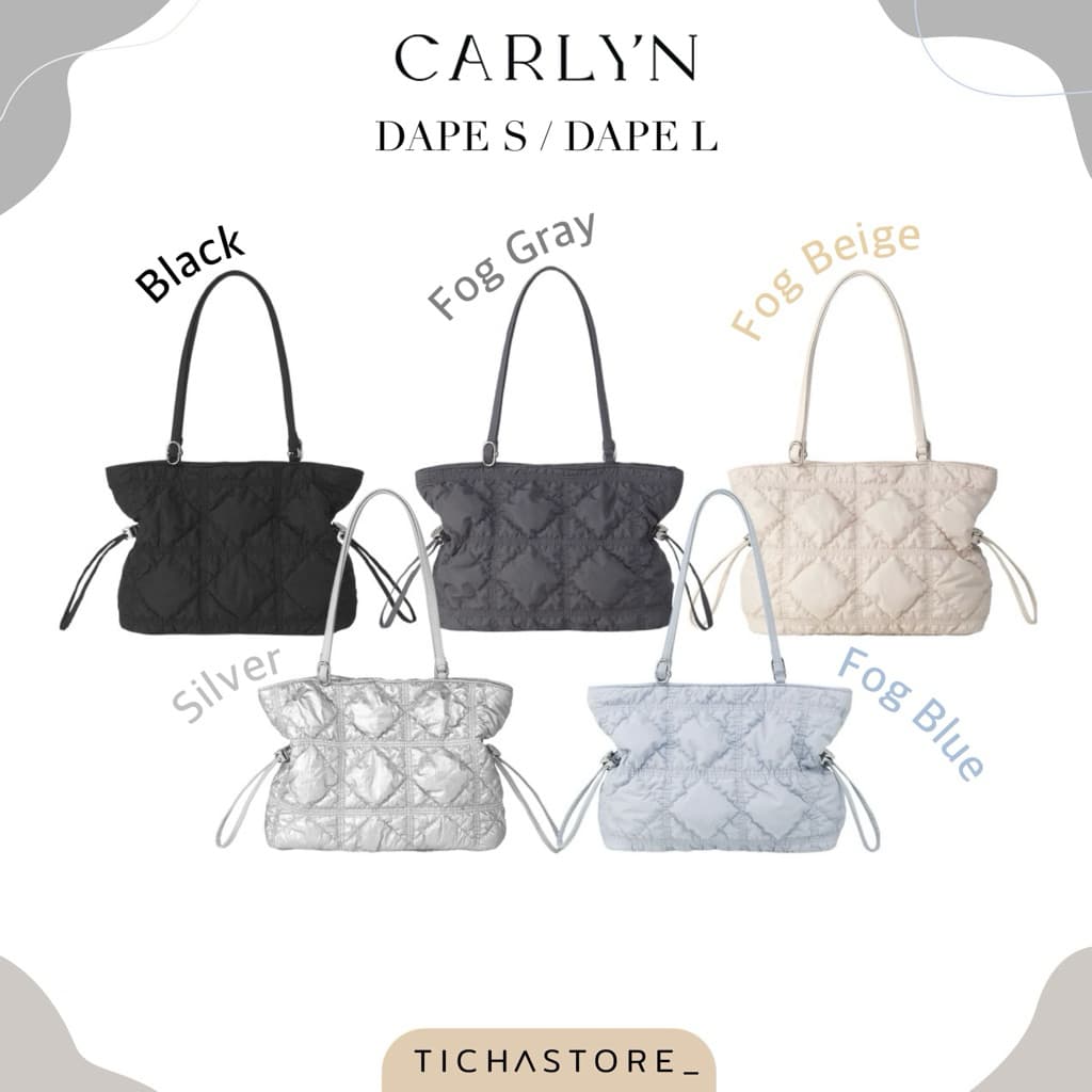 Carlyn Bag รุ่น Dape S / L สี Black/Fog Beige/Fog Blue/Fog Gray รูปที่ 1