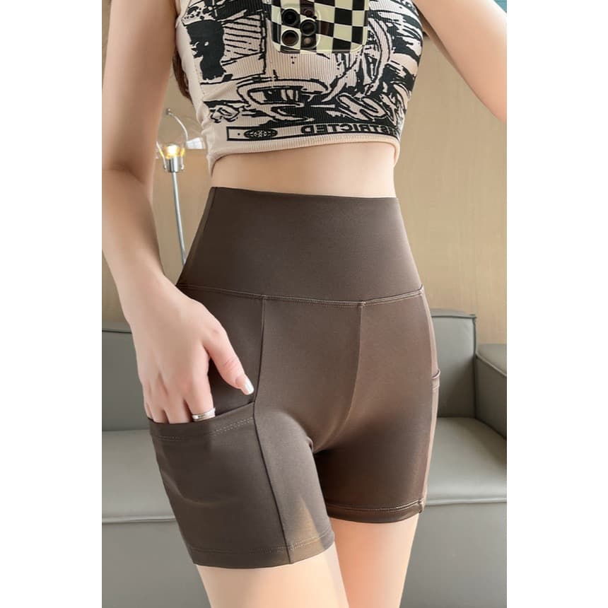 กางเกงเหมาะสำหรับใส่ออกกำลังกาย มีกระเป๋าข้างสำหรับใส่ของ ระบายอากาศได้ดี มีความยืดหยุ่นสูง รูปที่ 8
