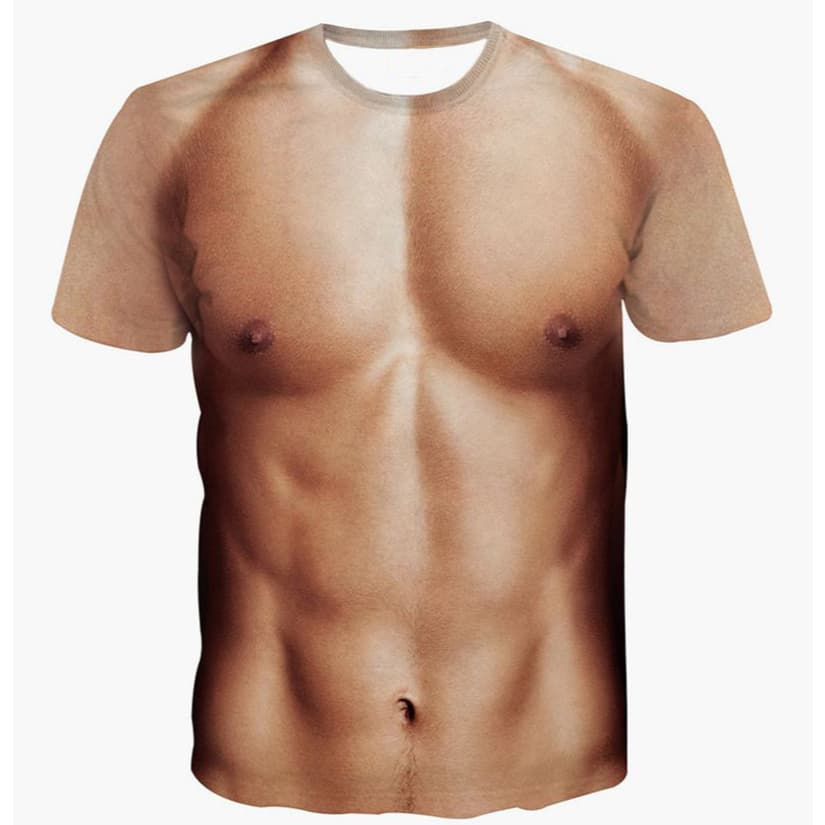 ! เสื้อยืดแขนสั้นผู้ชายลายกราฟฟิก 3D โดดเด่น ทันสมัยและสวมใส่สบายทุกวัน รูปที่ 4