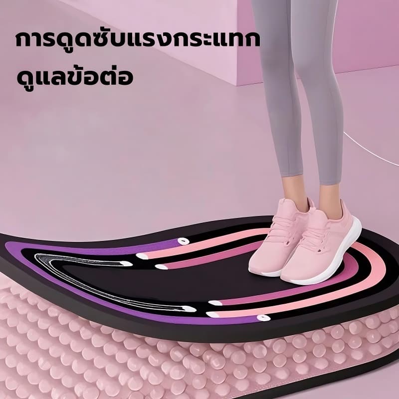 ANGTOP jump rope mat หนา 7 มม กันลื่น กันเสียง สามารถใช้เป็นแผ่นโยคะ อุปกรณ์ฟิตเนส เสื่อโยคะ รูปที่ 3