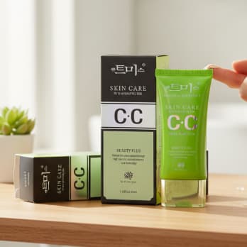 CC Cream Skin Care to be a beautiful girl สีเขียว 40 ml. รูปที่ 3