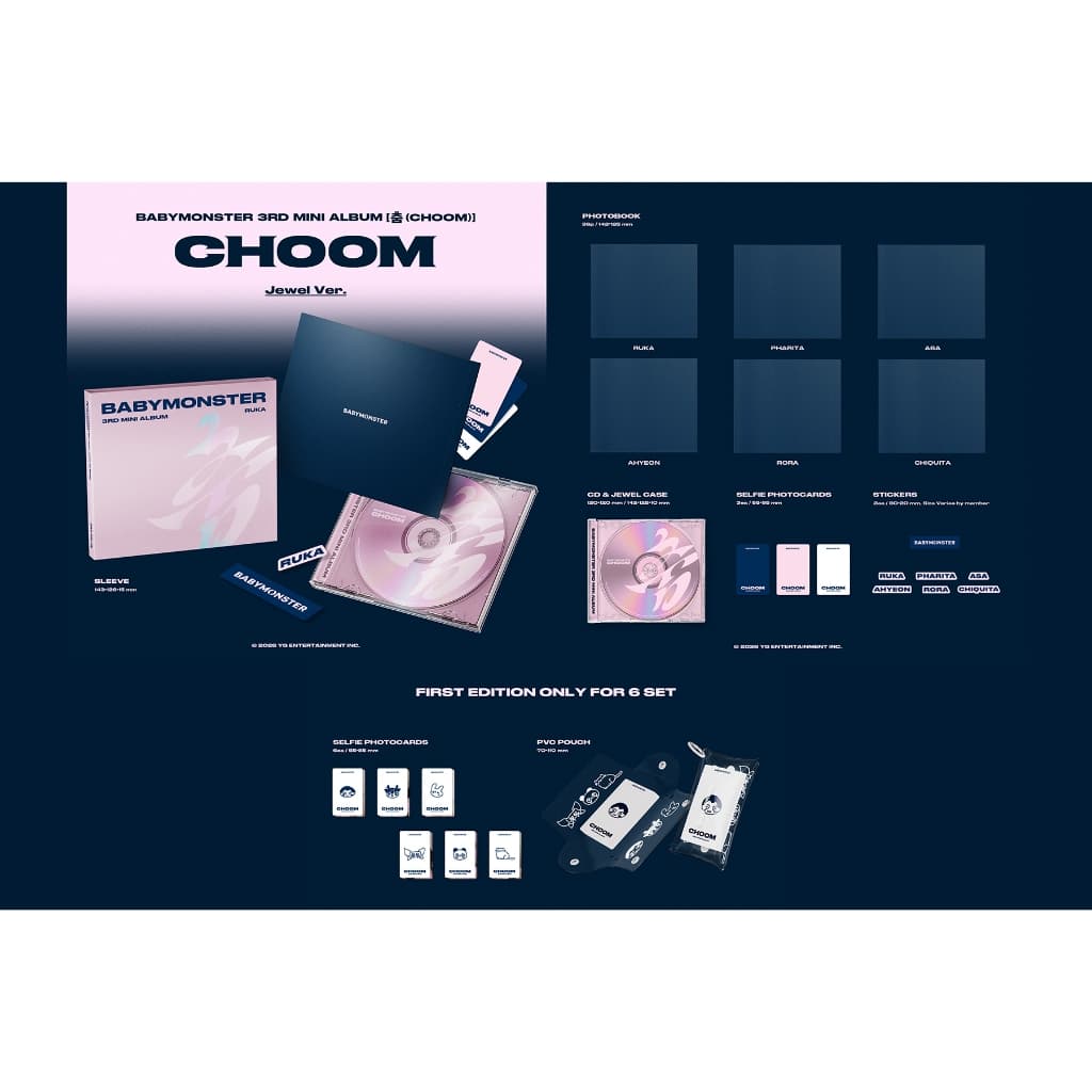 BABYMONSTER 3rd MINI ALBUM ] Crimson / Metallic / Prism / Jewel Ver. รูปที่ 4