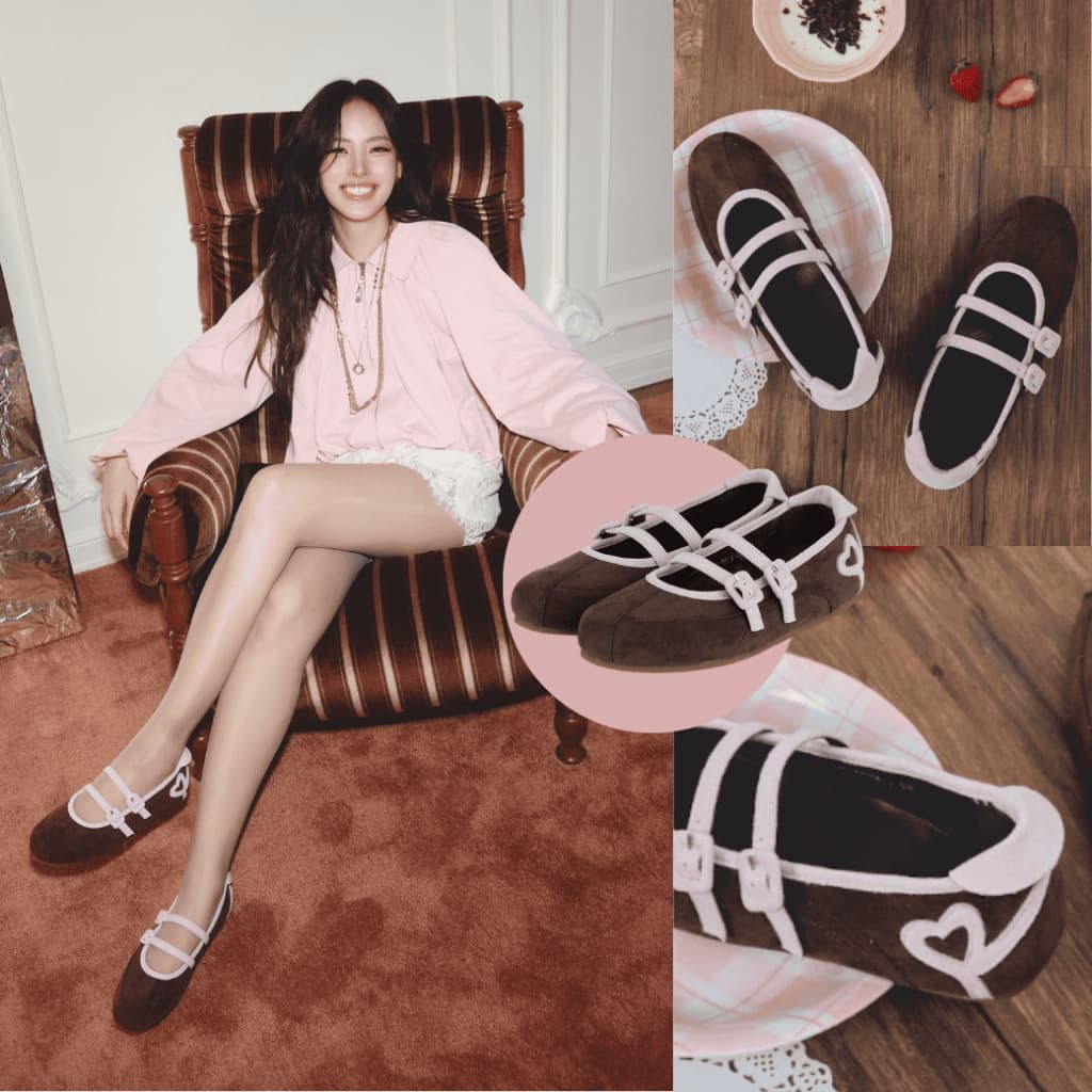Minx รุ่น Heartie รองเท้า maryjane ทรงสปอร์ต ลายหัวใจ minxshoes รูปที่ 4