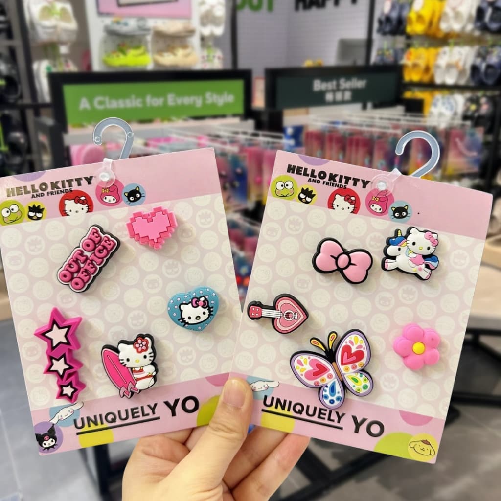 Original Jibbitz เกาหลี ชุด - Cute DIY Cartoon Charms for Crocs, ที่ติดรองเท้า เซ็ต, Fast Shipping from Thailand รูปที่ 9