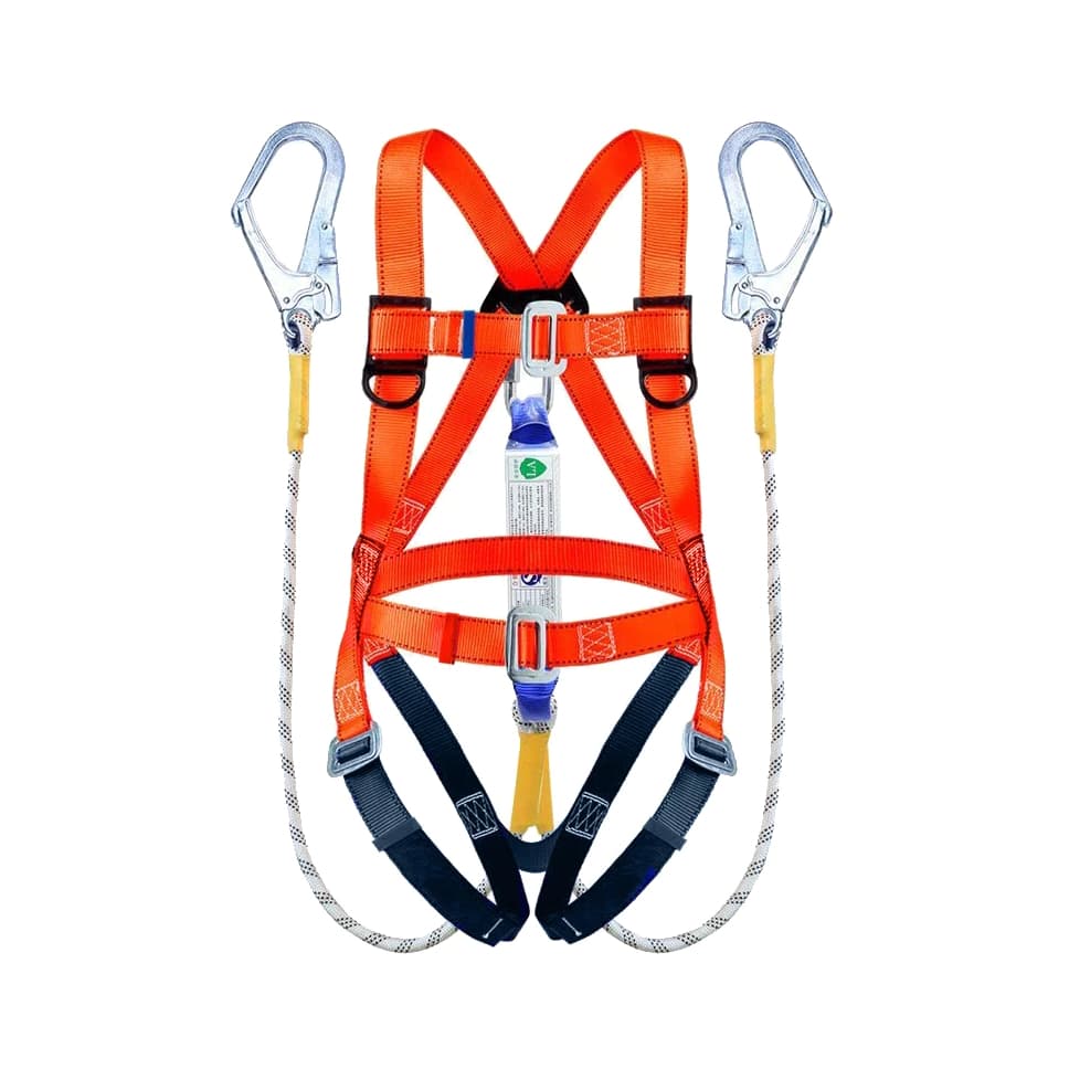 HB รับน้ำหนักได้มากถึง1200kg Safety Belt เข็มขัดกันตก เข็มขัดเซฟตี้ เซฟตี้เบลท์ พร้อมเชือกเซฟตี้ เซตตี้ตะขอคู่ รูปที่ 9