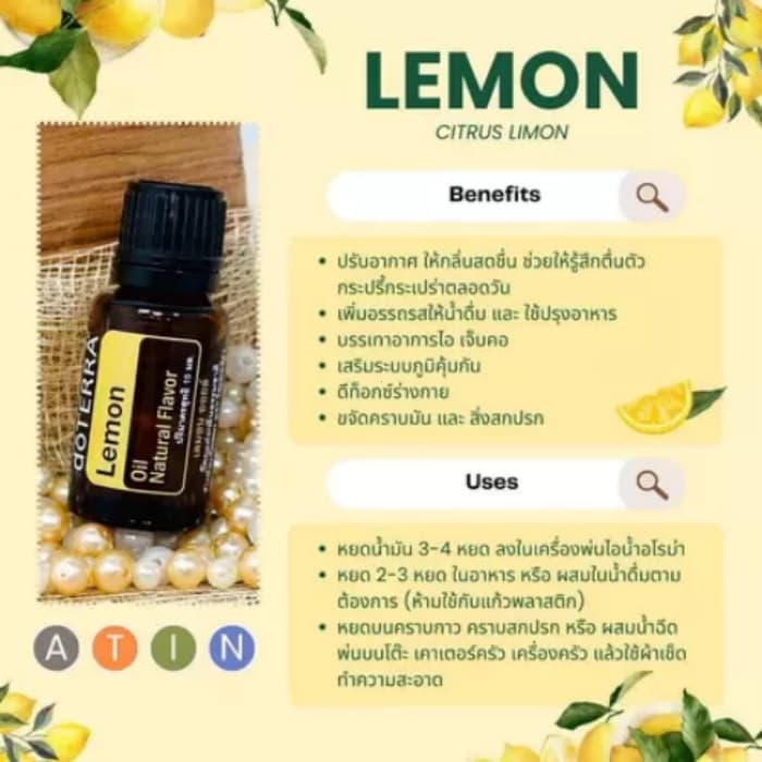 โดเตอร์ร่า doTERRA essential oil 15ml ลาเวนเดอร์/เปปเปอร์มินต์/ง่าย/มะนาว/เทอร์เมอร์ิก/ออนบอร์ด/ลูเคร์ รูปที่ 7