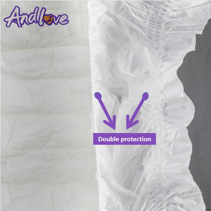 ผ้าอ้อมผู้ใหญ่ Andlove ใช้ได้ทั้งชายหญิง ปลี่ยนง่าย M/L/XL adult diapers ผ้าอ้อมแบบเทป รูปที่ 6
