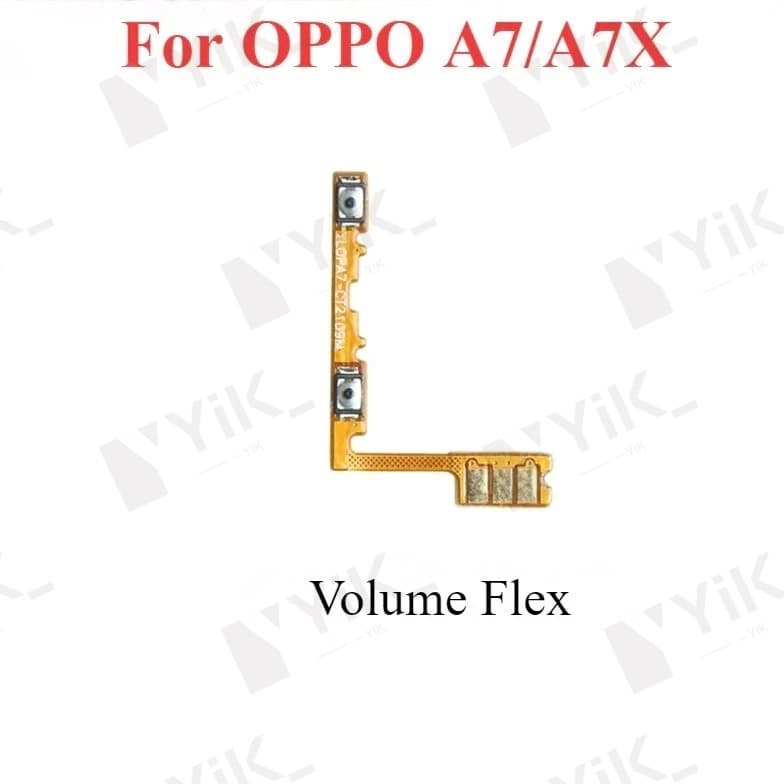 การจัดส่งสินค้า 24H เปิดปุ่มปรับระดับเสียง flex สําหรับ OPPO A7 AX7 CPH1901 CPH1903 CPH1905 สายริบบิ้นปุ่มด้านข้าง รูปที่ 3