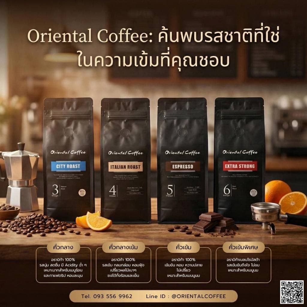 Extra Strong กาแฟอราบิก้าผสมโรบัสต้า เบอร์ 6 ขนาด 500กรัม กาแฟหอมเข้มสู้นม กาแฟจากแม่จันใต้ คั่วใหม่ รูปที่ 7