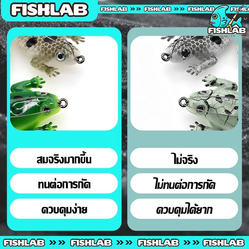 กบตกปลากบยางเหยื่อฆ่าแบล็คฟิ 6cm 5g ประสิทธิภาพในการล่อปลาดี หยื่อแมลงแบบนิ่มสำหรับกบพร้อมตะขอ รูปที่ 2