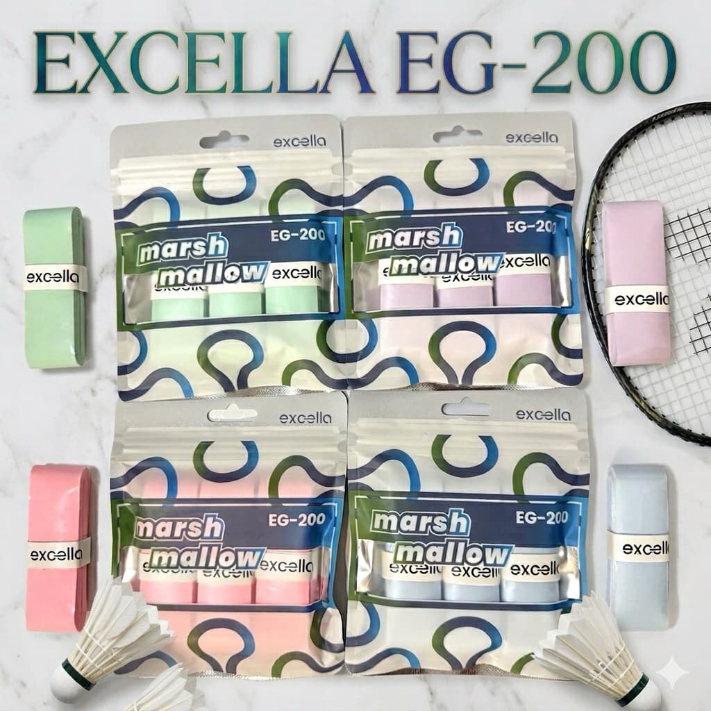 ส่งด่วน กริป Excella Series กริปพันด้าม ผ้าพันด้าม ไม้แบด ไม้เทนนิส รูปที่ 8