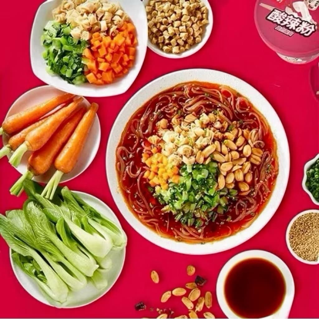 Haidilaoเส้นมันหนึบ หม่าล่าคัพไหตี้เหลา ไหตี้เหลาแบบถ้วย หม่าล่าไหตี้เหลา รูปที่ 6