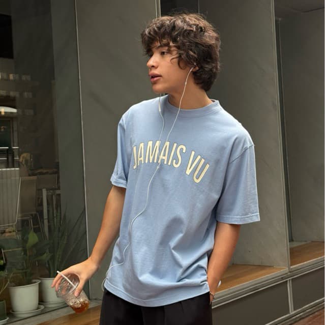 Marvenapparel - JAMAIS VU เสื้อยืดสกรีนลายทรง Baby crop / Oversized รูปที่ 8