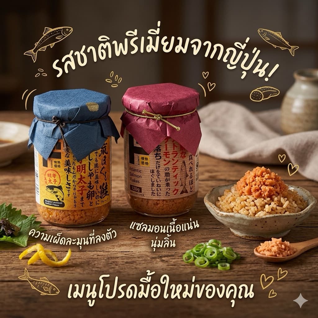 ‼หิ้วใหม่ทุกรอบบิน‼ไข่กุ้งผสมปลาแซลมอนสับปรุงรสจากญี่ปุ่น ทานได้เลยไม่ต้องปรุงหรืออุ่น อร่อยย รูปที่ 1