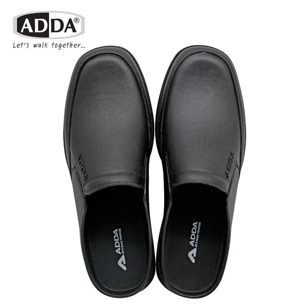รองเท้าคัทชูสีดำ ยี่ห้อADDA แอดด้า รุ่น 17501 สำหรับผู้ชาย ใส่เป็นรองเท้าแตะลำลอง ใส่ทำงาน ใส่เที่ยว ยางนิ่ม รูปที่ 5