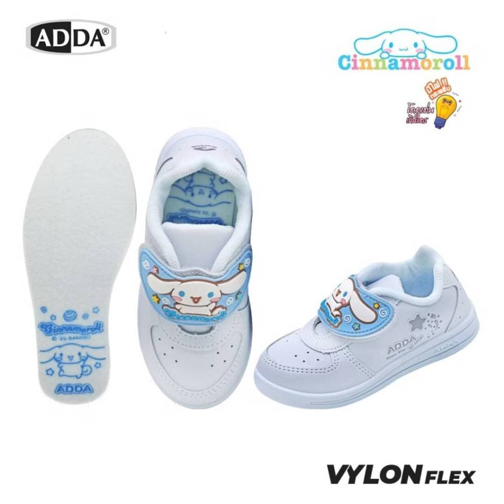 ADDA รองเท้าพละเด็ก Cinnamonroll /Power Puff สีขาว ไซส์ 25-33 รูปที่ 3