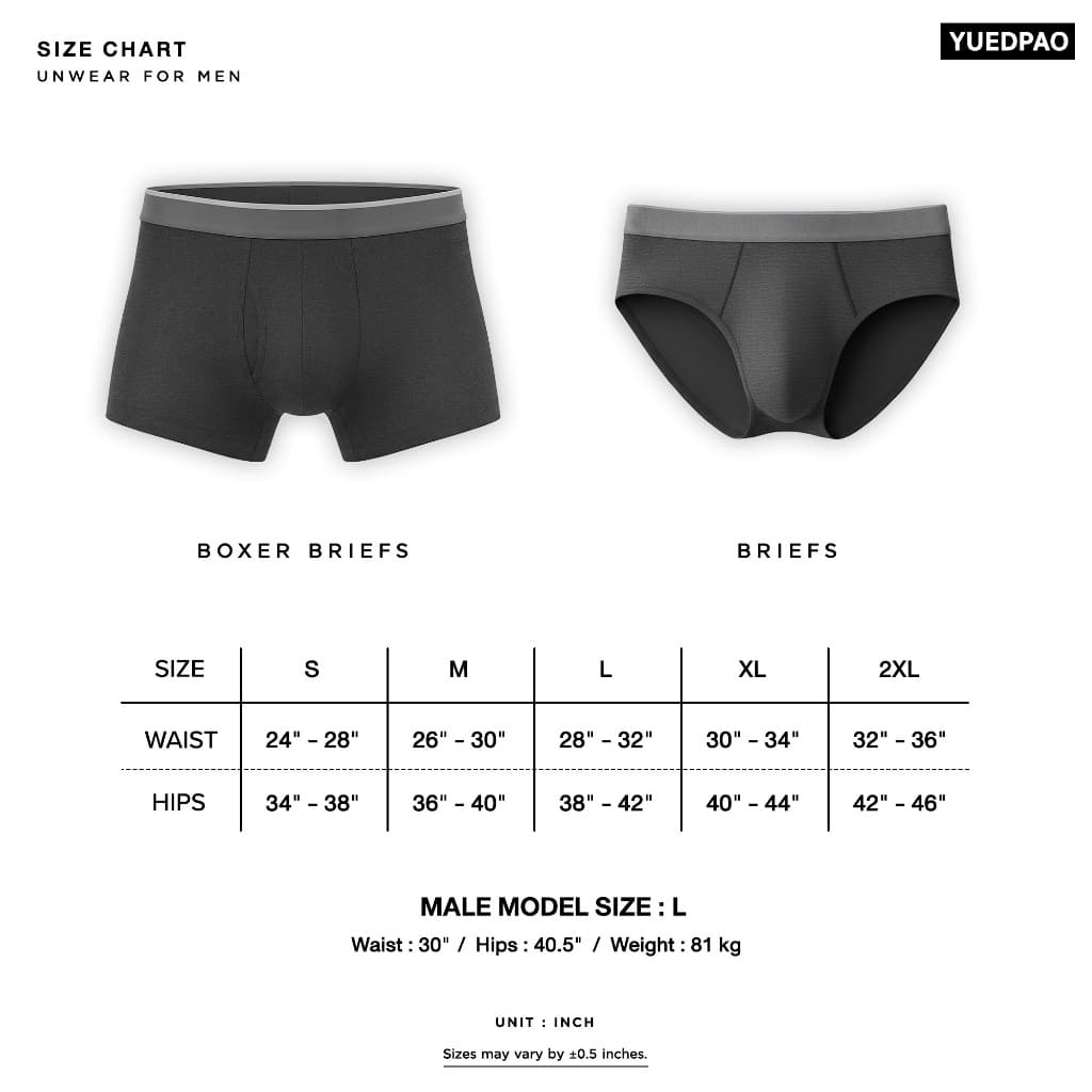 Yuedpao UNWEAR Men Boxer Briefs กางเกงในชายขาสั้น กางเกงใน cotton บ๊อกเซอร์ underwear ผ้านิ่ม ใส่สบาย กางเกงในยืดเปล่า รูปที่ 3